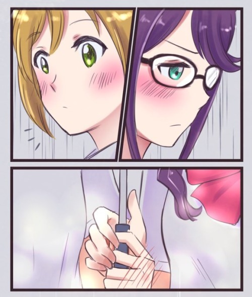 ✧･ﾟ: *✧ Sharing and Umbrella ✧ *:･ﾟ✧♡ Characters ♡ : Nana Daiba ♥ Junna Hoshimi♢ Anime ♢ : Sh