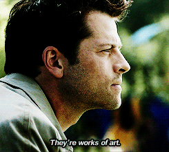 castielcovaks:  #god told the angels to love the humans more than him #and then there was castiel the angel who actually did 