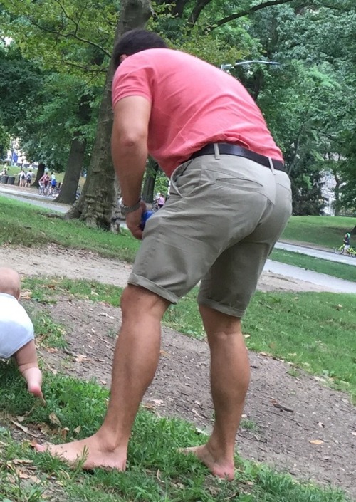 Sexy DILF in Central Park