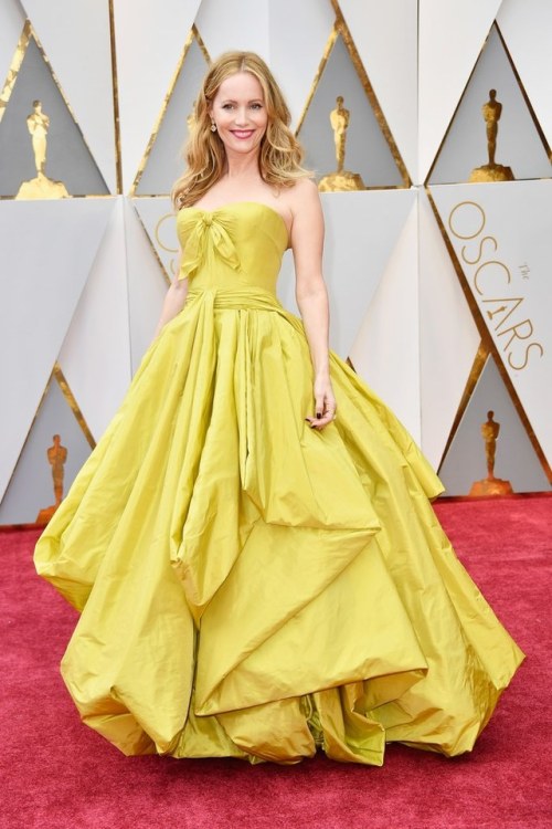  Leslie Mann in Zac Posen 