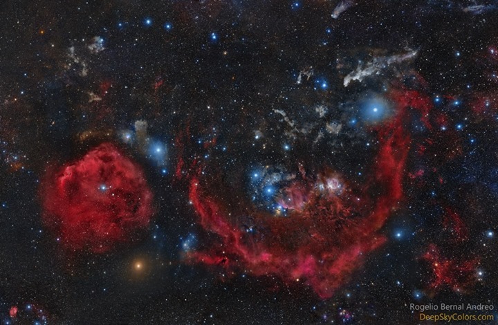 The Clouds of Orion the Hunter via NASA http://1.usa.gov/1Es67kj via Facebook http://on.fb.me/1FtAtnS