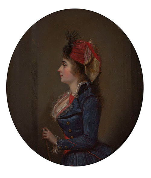 Portrait of Josephine de Beauharnais by Michel Garnier, 1790