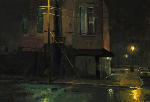 redlipstickresurrected: Jason Sacran (American, b. 1980, Nashville, TN, USA) - 1: Rainy Night, 2014,