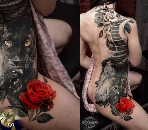 Beautiful Rose Tattoo porn pictures