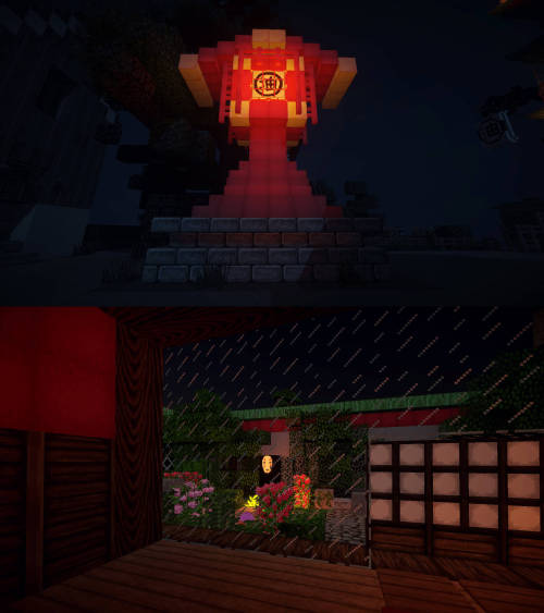 amberlyn-white:  vujon:  spirited away in minecraft, dont look back  You didn’t. 