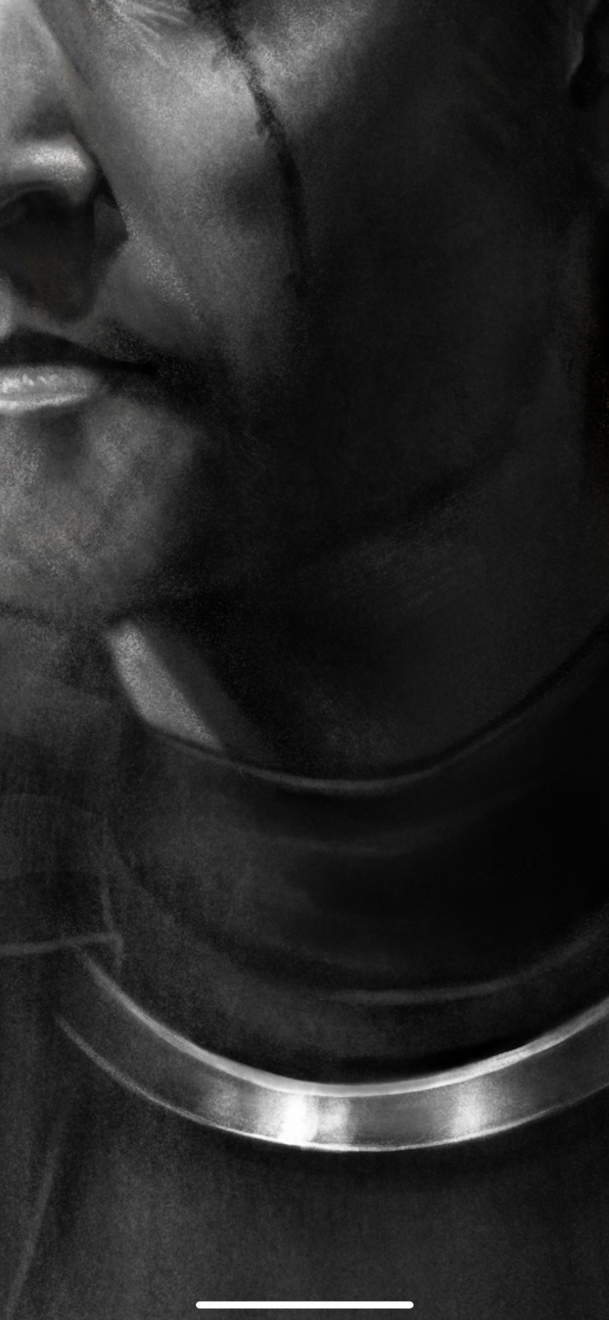 This Was My First Time Painting With Charcoals In Procreate And Omg It Turned Out Really Good?!