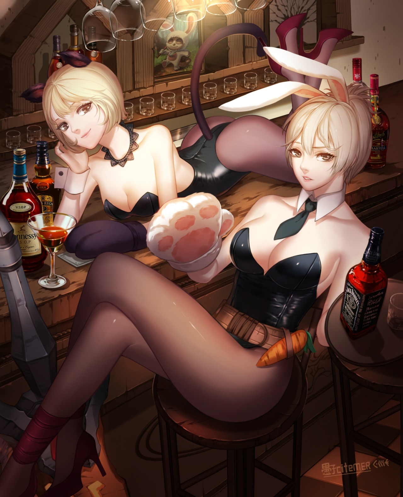 tastepurple:  sexy rabbitgirl | 愚子citemer [pixiv] 