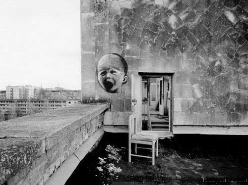 sixpenceee:  Graffiti found in Prypiat, Ukraine, the town abondaned in the aftermath of the Chornobyl’s nuclear disaster MORE PICTURES You may also like: CREEPY SCULPTURES MEANT TO REPRESENT HUMAN RIGHTS ABUSE 