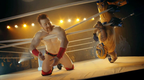 Porn photo Rey and Sheamus must have had some crazy