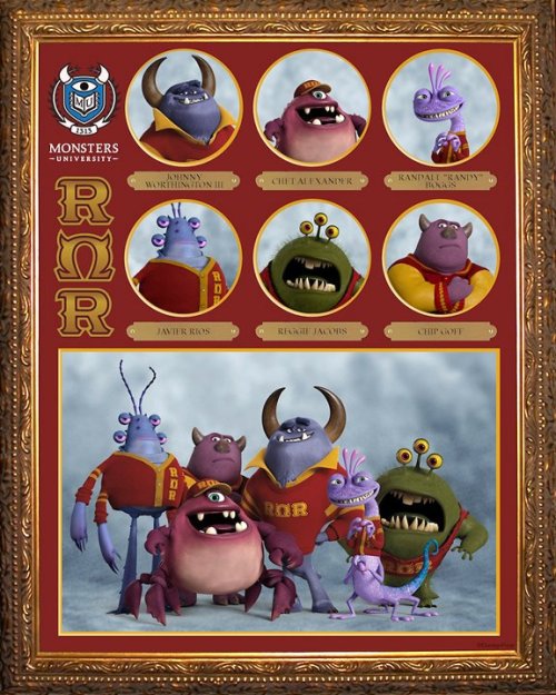 Take a look at the Fraternities and Sororities of Monsters University  Read More»