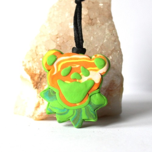 Dancing Bear pendant available at etsy.com/shop/lxnd