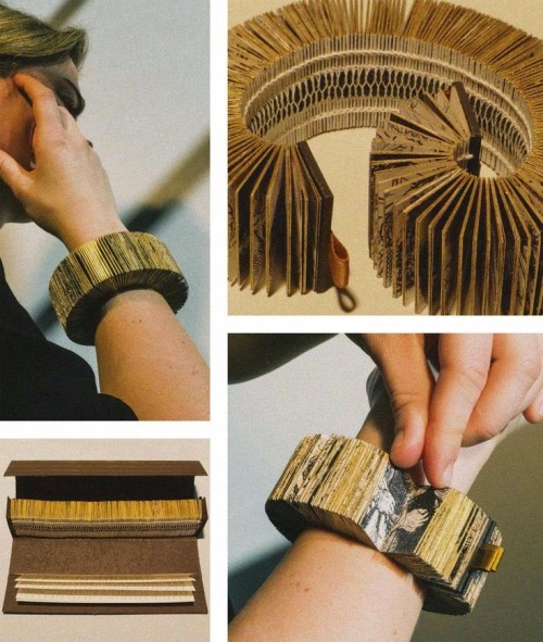 DIY Inspiration: Rembrandt Book Bracelet by Lyske Gais and Lia Duinker.The Rembrandt Book Bracelet b