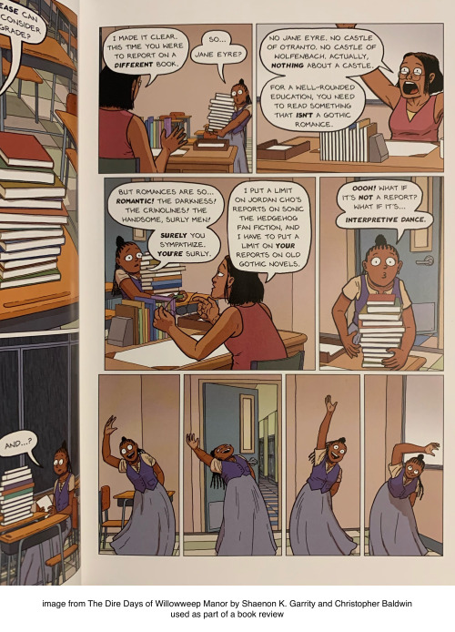 librarycomic:The Dire Days of Willowweep Manor by Shaenon K. Garrity and Christopher Baldwin. Margar