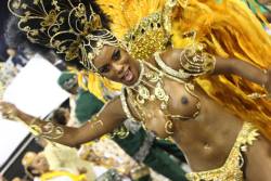   Brazilian woman at a 2016 carnival. Via