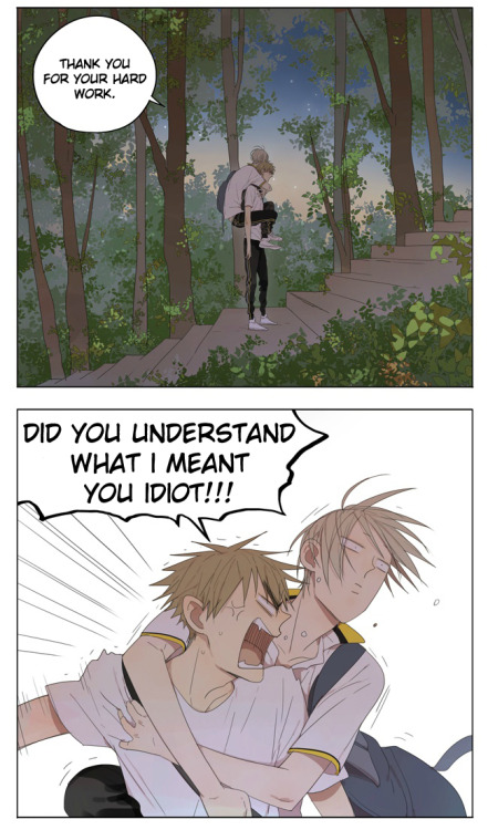 Old Xian update of [19 Days], translated by Yaoi-BLCD. IF YOU USE OUR TRANSLATIONS YOU MUST CREDIT BACK TO THE ORIGINAL AUTHOR!!!!!! (OLD XIAN). DO NOT USE FOR ANY PRINT/ PUBLICATIONS/ FOR PROFIT REASONS WITHOUT PERMISSION FROM THE AUTHOR!!!!!!!!!!!Previo