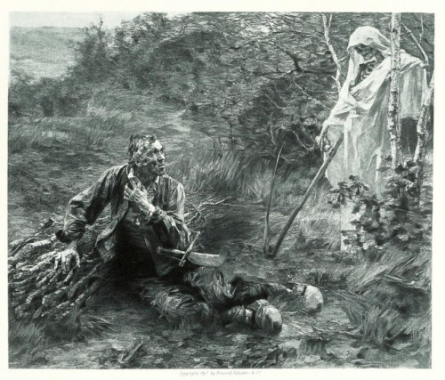 Léon Augustin Lhermitte (1844-1925), &lsquo;Death and the Woodman&rsquo;, &ldquo;Salon of 1893&rdquo