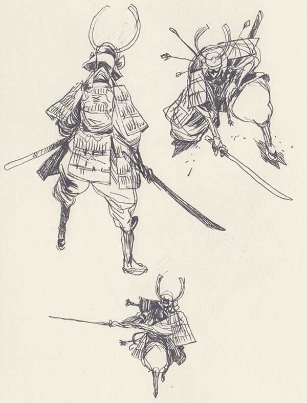 blackyjunkgallery:  Some samurais