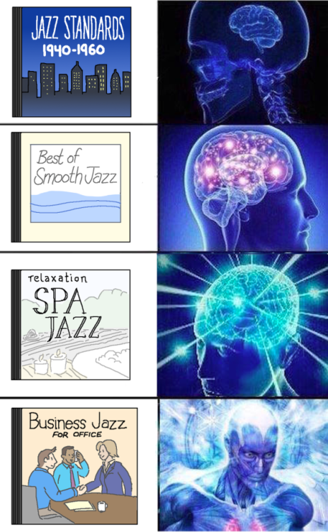 outsidewolves:I dreamed that I found a “Business Jazz” album and then dreamed that 