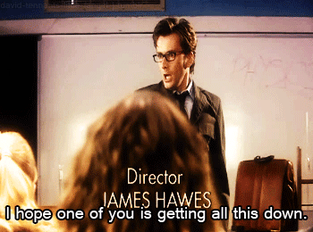 I have physics this semester. And on the first day of class this is what I felt was happening