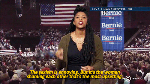 sandandglass:   The Daily Show, February 9, 2016 And you know what? While I’m at it, no tax on tampons. How about that? 