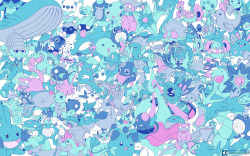fantasy-mirabili-blog:  All blue pokemon