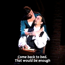 hamgifs:    Why do you write like you’re                                                                                                             running out of t i m e ?    