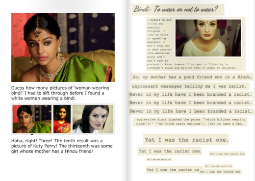 ishanijasmin:DESI GIRL - a zine about cultural appropriation, cultural importance and why you probab