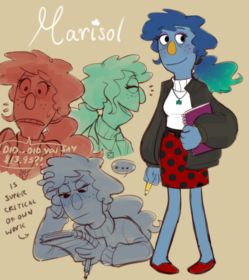 sooo hey! meet my muppet oc, Marisol!! :o) I came up with her last, I wanna say june? im shocked i n