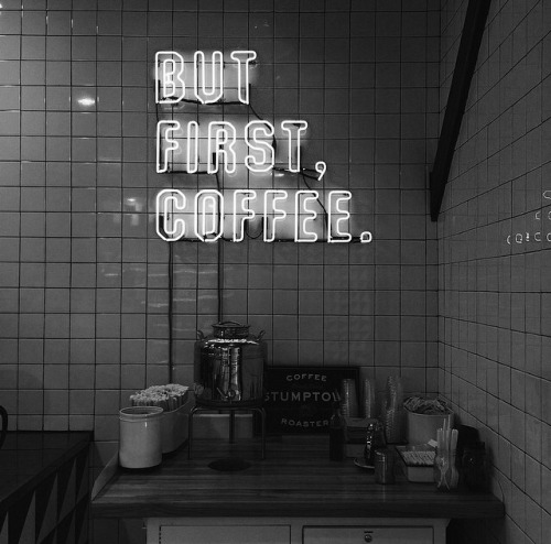 in need of: coffee and some little touch of jazz
