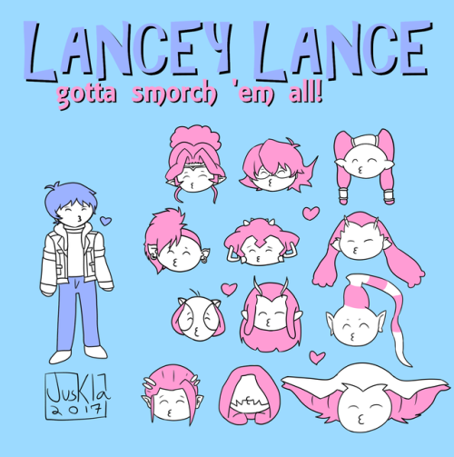 justklance:*to the tune of the pokemon theme* LANCEY LANCE! gotta smorch ‘em all!well, it