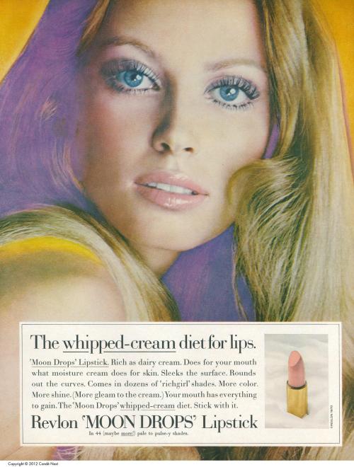 1970saesthetic: Revlon Lipstick Advertisement, 1970