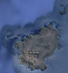 This is Antipodes island - Named because it is the nearest antipode of London. In reality it is the antipode of the French village Gatteville-le-Phare.