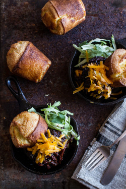 boozybakerr:  Crock Pot BBQ Beer Pulled Chicken Cheddar Corn Popovers