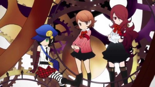 Persona 3   Persona 4   Moe2 char = Persona Q *check 3DS price now （　ﾟ Дﾟ)ノ[ ($) ]