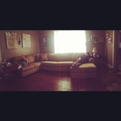 New couch. It&rsquo;s HUGE.