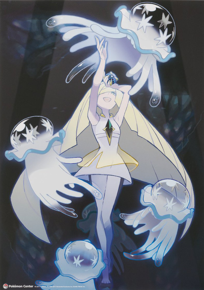 Random Stuffs - Lusamine meets Shiny Nihilego (ultra sun photos)