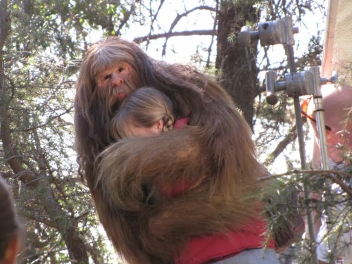 A couple of shots of actor Doug Tait as a sasquatch. #MonsterSuitMonday