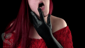 missfreudianslit:  I’m going out in this gorgeous shiny, shimmery, shimmying dress tonight. I think a pair of shiny vinyl gloves would look lovely with it, don’t you? Get a closeup of these gloves and my shiny, shaking dress, even in slow-mo, as I