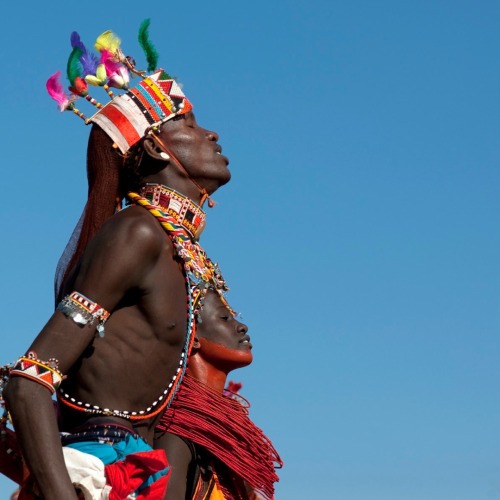 The Samburu are a Nilotic people of north-central Kenya. Samburu are semi-nomadic pastoralists who h