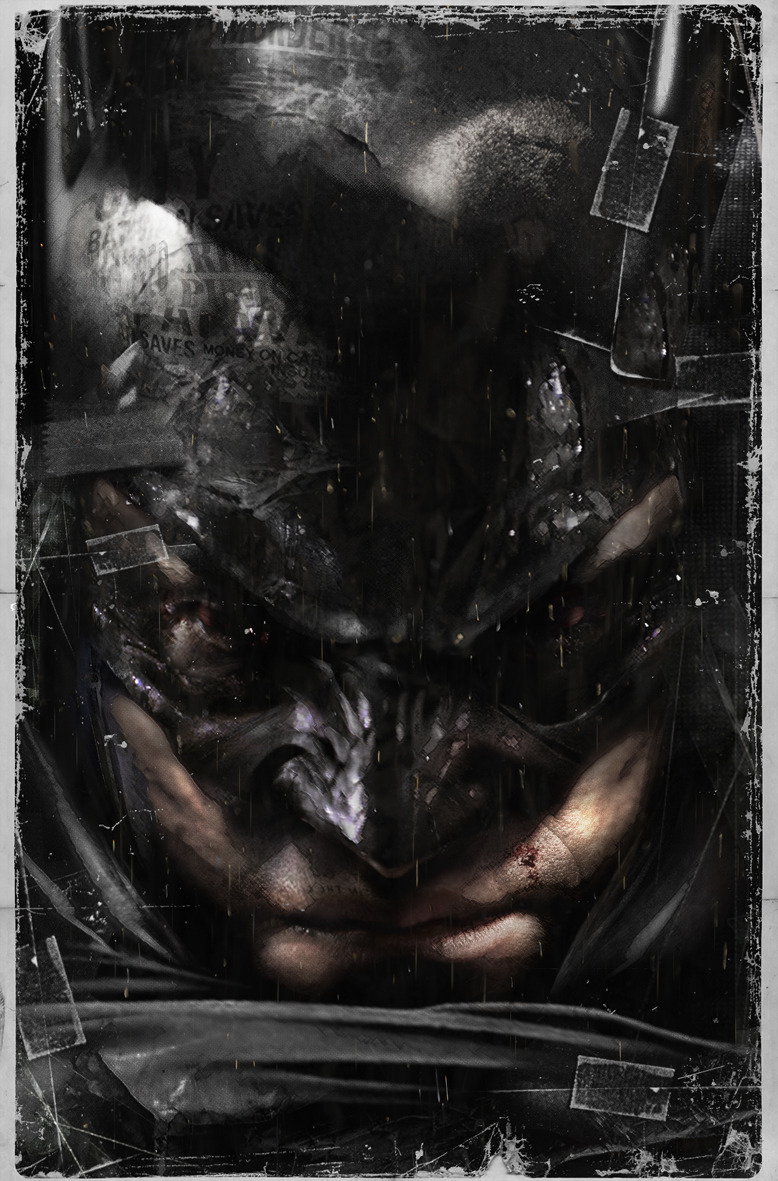 lospaziobianco:  1) Batman by Dave Rapoza on Tumblr 2) Batman by Simone Bianchi 3)