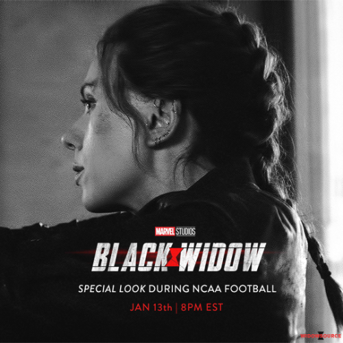 widowsource:An exclusive look at Black Widow will air tonight (Jan 13th, 2020) @ 8PM EST, durin