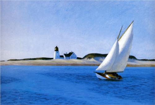 artgods:  The Long Leg Artist: Edward Hopper Completion Date: c.1930 Style: New Realism Genre: marina Technique: oil Material: canvas Dimensions: 76.8 x 50.8 cm Gallery: Huntington Library and Art Gallery, San Marino, CA, USA