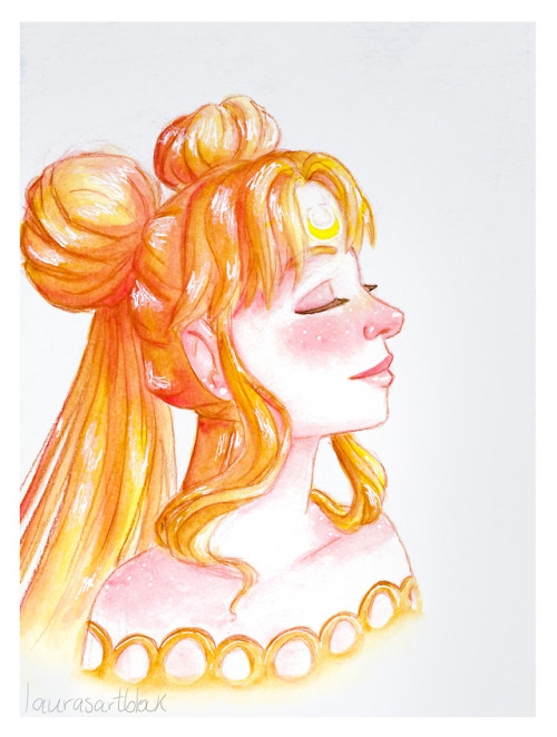 You can purchase this Princess Serenity print off my Society6 now! https://society6.com/laurax95