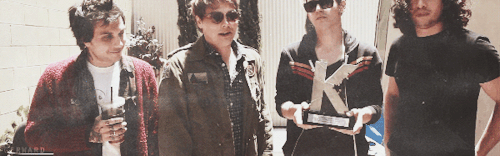 gerward:  My Chemical Romance - being cuties Kerrang Awards Acceptance Speech  [video credit] 