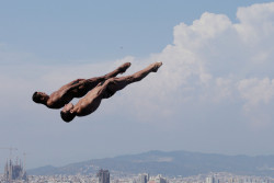 highkeygay:  rommel pacheco, jahir ocampofina world championships, diving