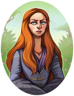 thethreehares:  Decided to go with Sansa for the Sketch Dailies prompt. You know, I’m a very non-judgmental person, but can’t help but judge someone based on their opinion of Sansa Stark. It’s a great douchebag litmus test. GO TEAM SANSA. 