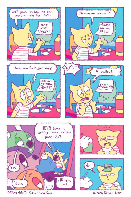 It’s Secondhand Soup #97, “Sticky Notes”! Even your own sticky notes can feel anno