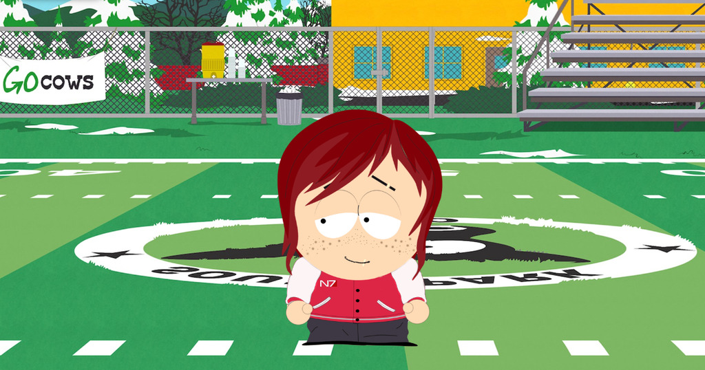 fishbone76:  South Park Effect _ Jane Shepard by fishbone76  