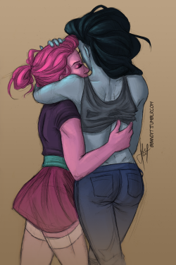 bbanditt:decided to color some Bubbline stuff