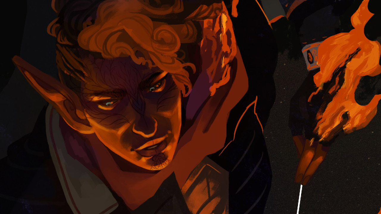 otherwolves: I was paired with @sleepinertia for the @da-sae so I painted his Inquisitor